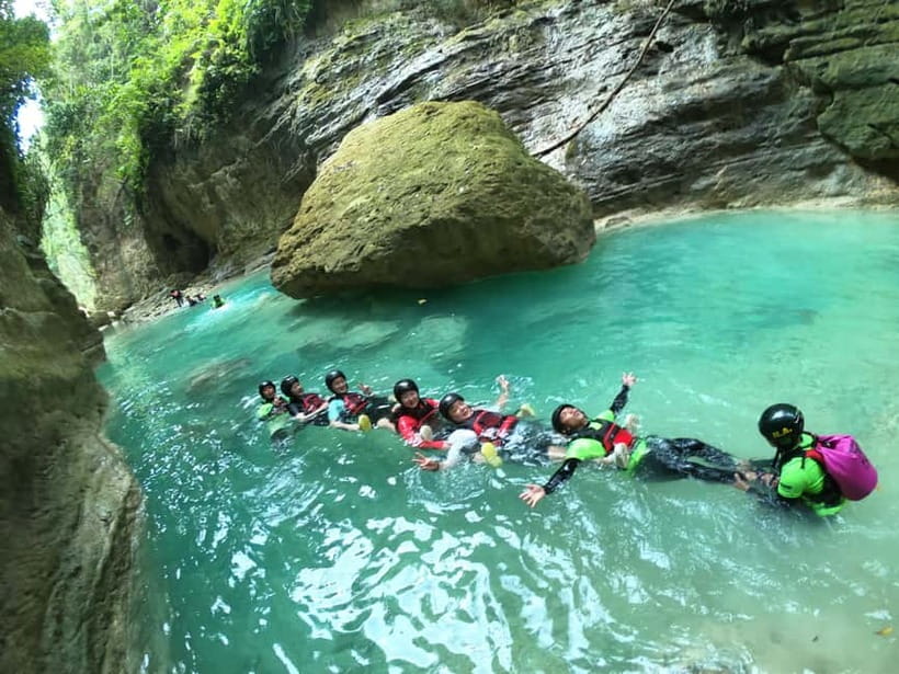 Moalboal: Canyoneering and Snorkeling Day Trip with Lunch - The optional Badian zipline