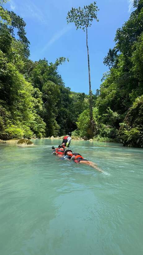 Oslob Whale Shark Swimming & Kawasan Falls Canyoneering - Kawasan Falls brings the real adrenaline