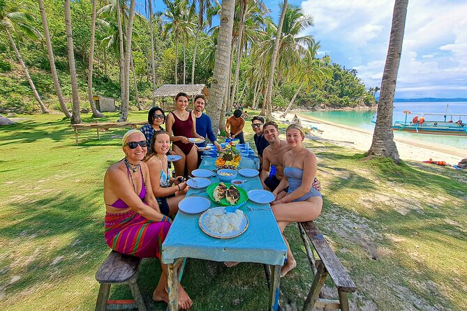 Port Barton Full Day Island Hopping with Buffet Lunch - Maxima Island Beach, White Sand And First Snorkel