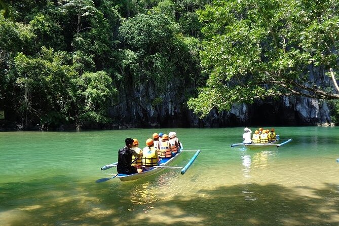 Puerto Princesa City Underground River Palawan UNESCO - The outrigger boat to Sabang’s park entrance