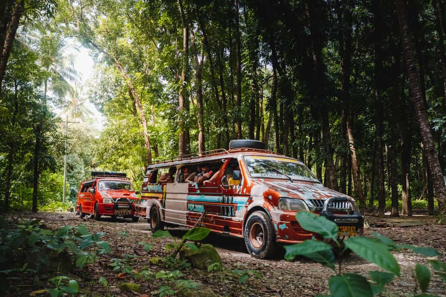 Riverside Jungle Trip & Sunset Boat Party by Haqqy Life - Cooling off at the jungle river