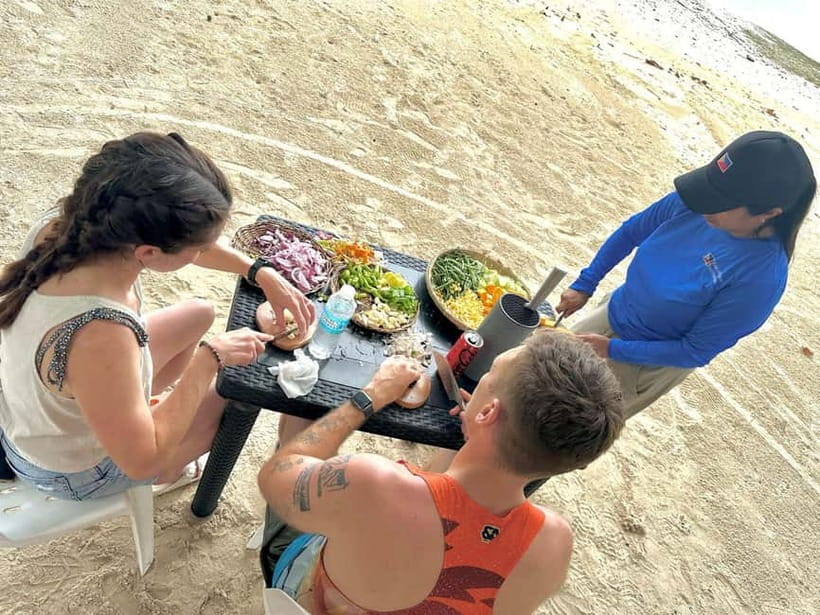 Siargao Island Vegetarian Cooking Class - Fresh fruit halo-halo inside coconut