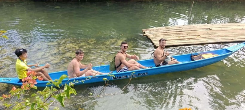 Siargao:Lagoon,Cave Rock Pool, w/Lunch & Transfer - Maasin River and the famous bent palm