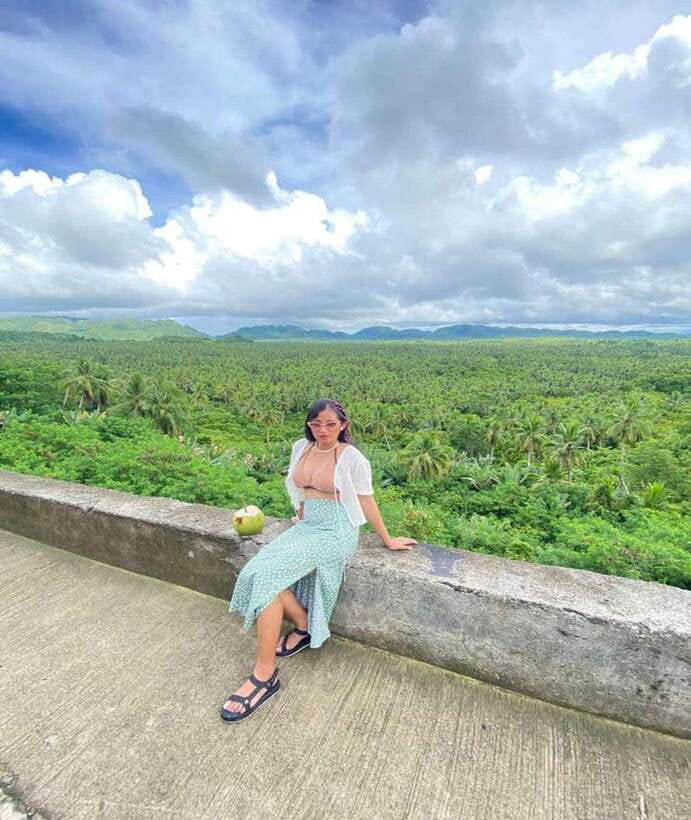 Siargao Land Tour Adventure - Palm trees at Coconut Trees View Deck