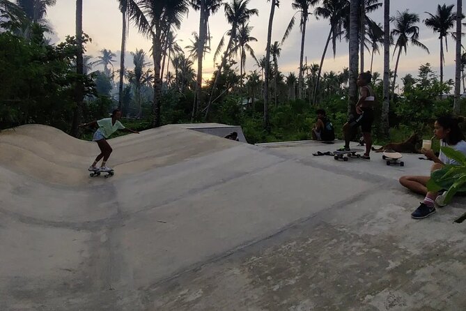 Siargao - Morning 2 Hours Guided Electric Skate Experience - Crossing Catangnan Bridge by electric board