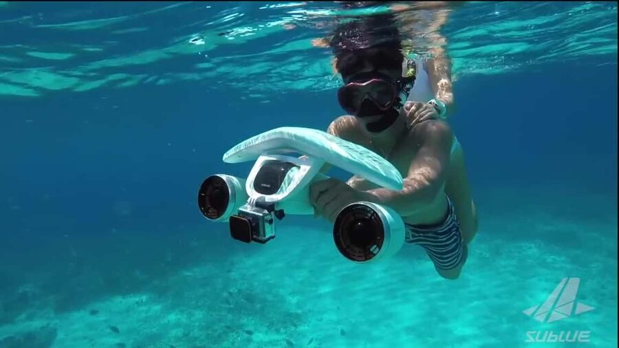 Siargao Seascooter: Experience Flying Underwater - Learning to operate the seascooter