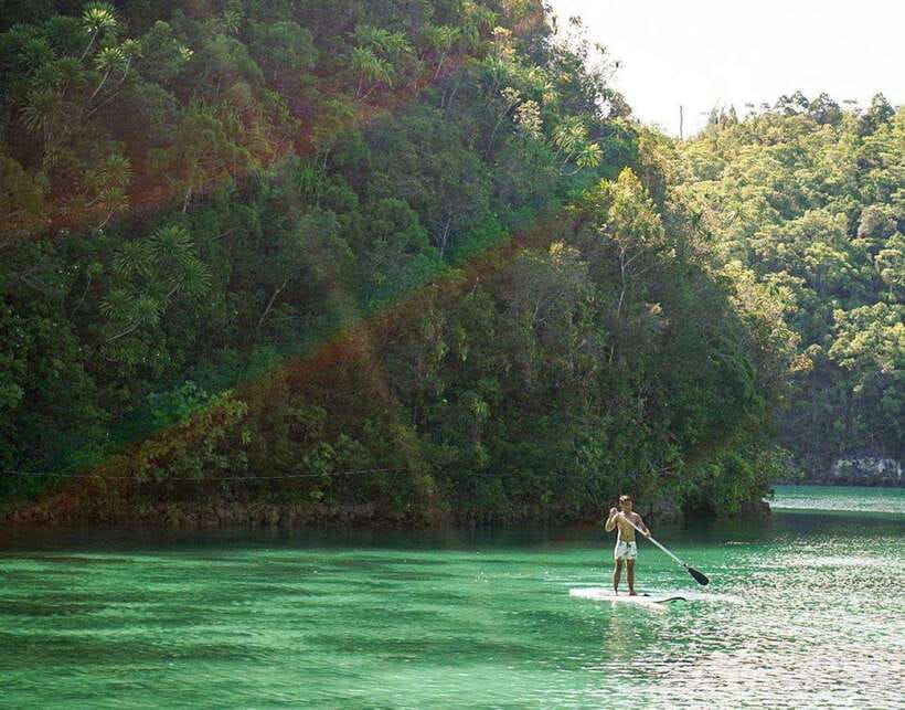 SIARGAO: Tri Island Tour & Land Tour 2 Days Tour - Sugba Lagoon and the cliff-jump option