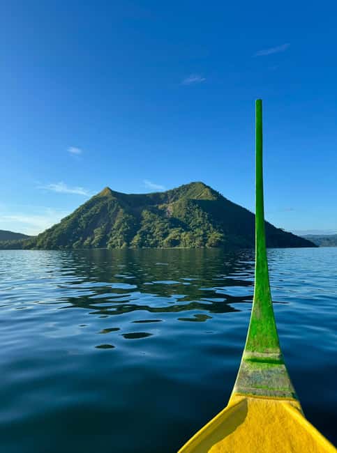 Tagaytay Bliss Private Taal Volcano Adventure with Boat Ride - A quiet Korean temple stop