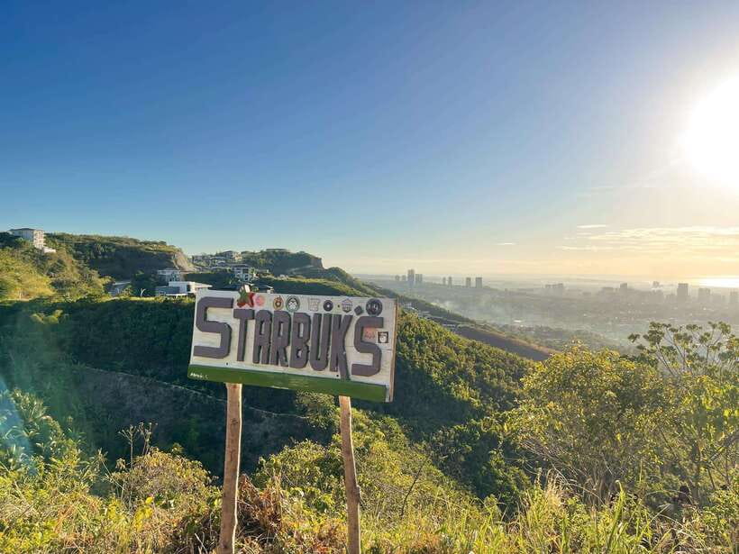 Trekking to see the beautiful view of Cebu City - The 40 to 60 minute uphill walk
